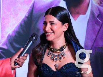 Shruti Haasan and D Imman at Galatta Wonder Women Awards